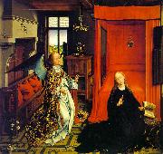 WEYDEN, Rogier van der The Annunciation oil on canvas